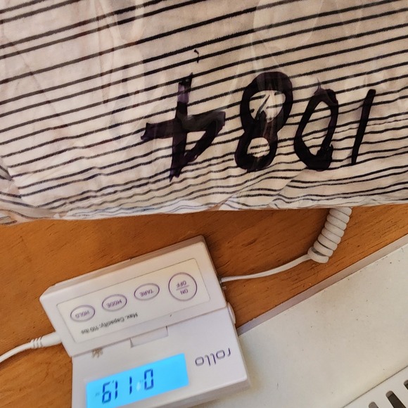 Ichiban Kimono Robe Japanese Crane Flower Print White Blue Medium Made in Japan - Picture 5 of 5